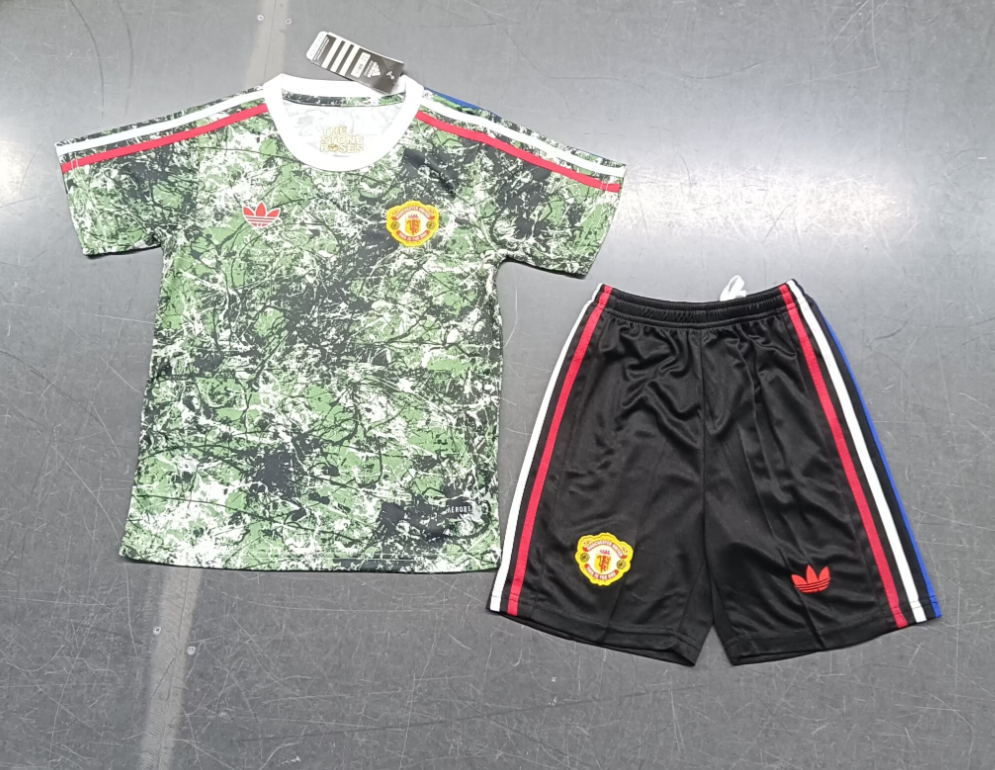 23/24 Manchester City Joint Edition Football Jersey Kids Size Suit-mysite Custom Football Kit- Nextkits