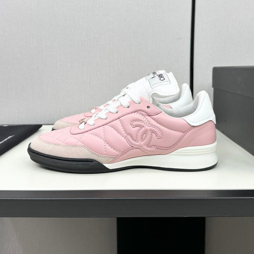 SPORTS SHOES IN LIGHT PINK CALFSKIN、mysite、Cacoeks