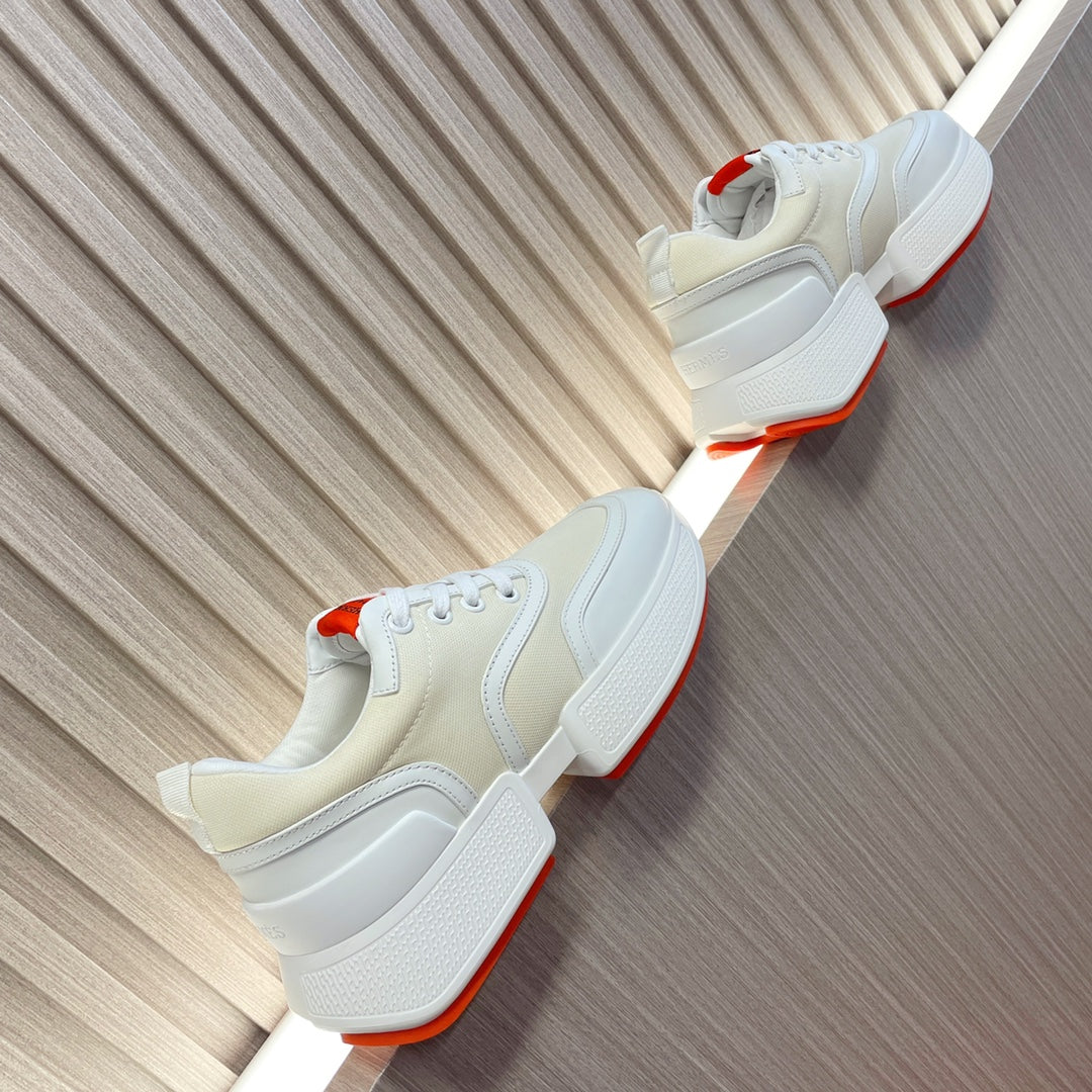 GIGA SNEAKER BLUE PASTEL PINK WHITE CALFSKIN、mysite、Cacoeks