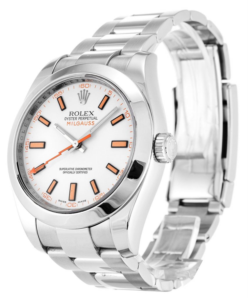 Replica Rolex Milgauss 40mm White Dial 116400-fasswatch