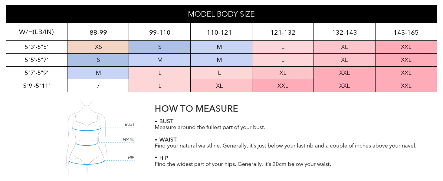 body size guide