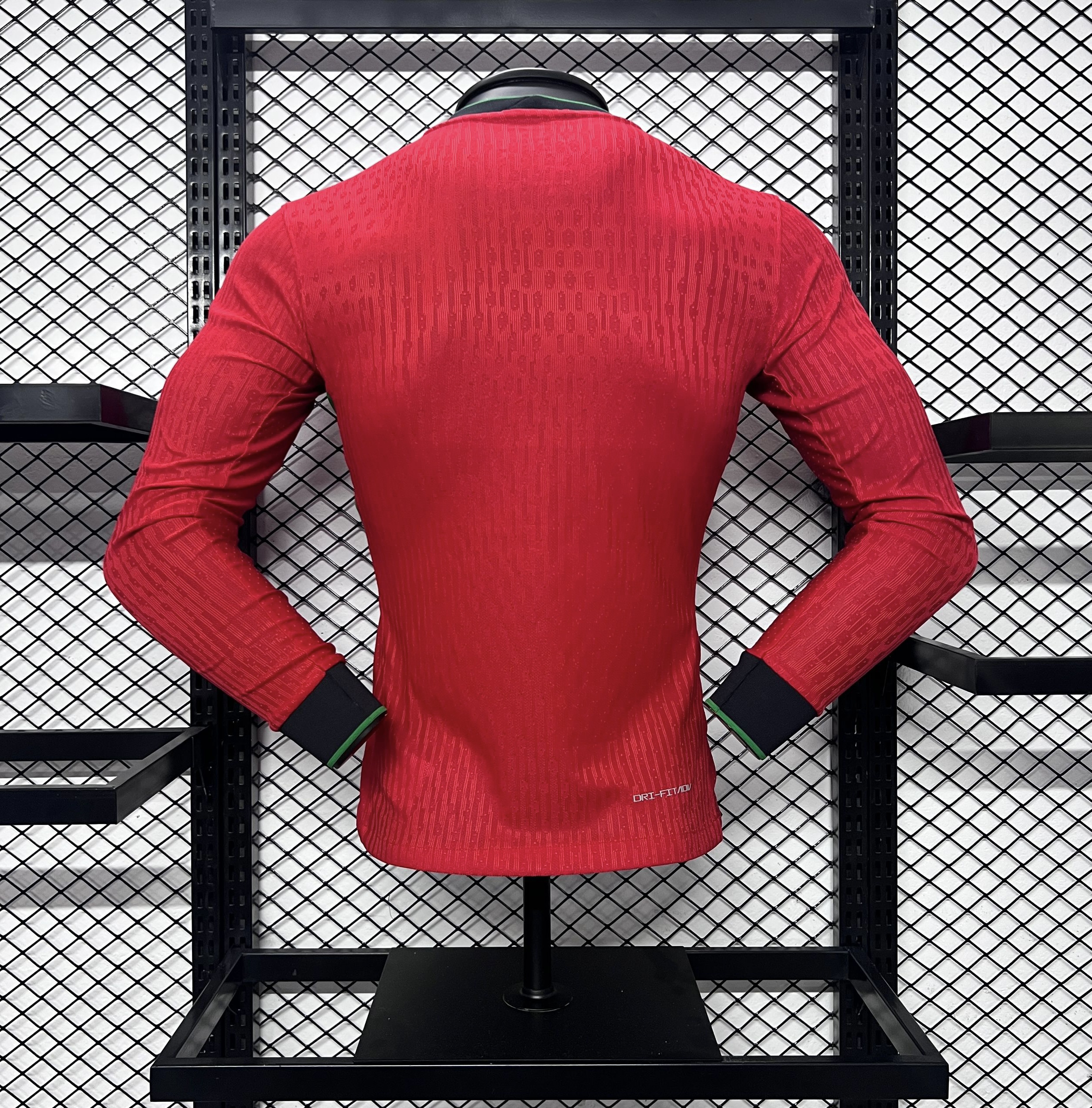 ManixJersey.com | Portugal 2024 Home Stadium Long Sleeve Jersey - Player Version -Customize Name, Number and Patch | Worldwide Shipping