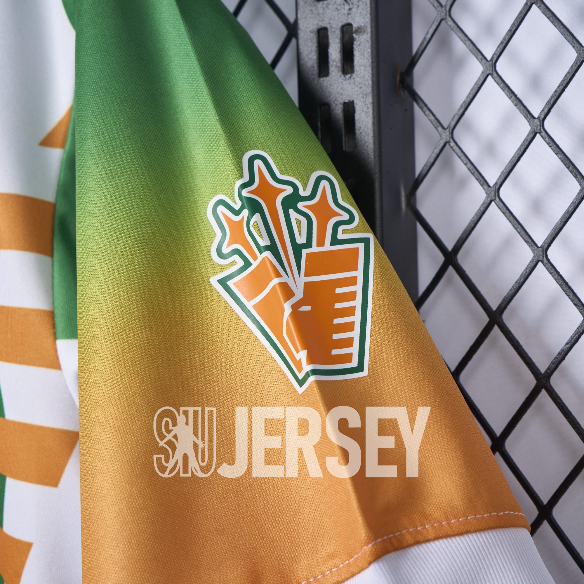 SIUjerseys-Venezia FC 24-25 Orange and Green Pre-Match Jersey - Fans Version