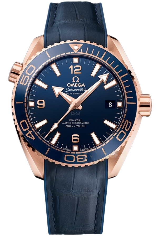 Omega Planet Ocean Ref. 215.63.44.21.03.001 Super Clone Watch – Blue Dial Titanium Bracelet Fake Replica