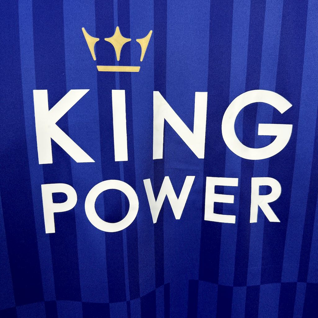ManixJersey.com | Retro Leicester City 2016-17 Home Jersey -Customize Name, Number and Patch | Worldwide Shipping