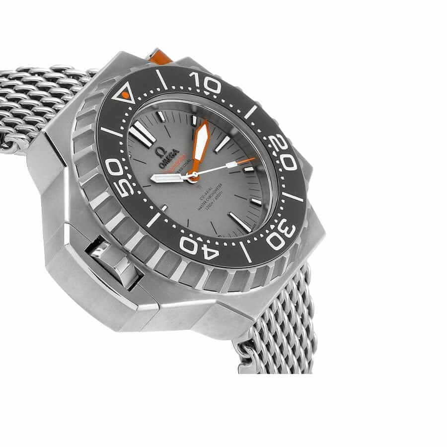 omega seamaster ploprof 1200m titanium 227 90 55 21 99 001 grey dial 1