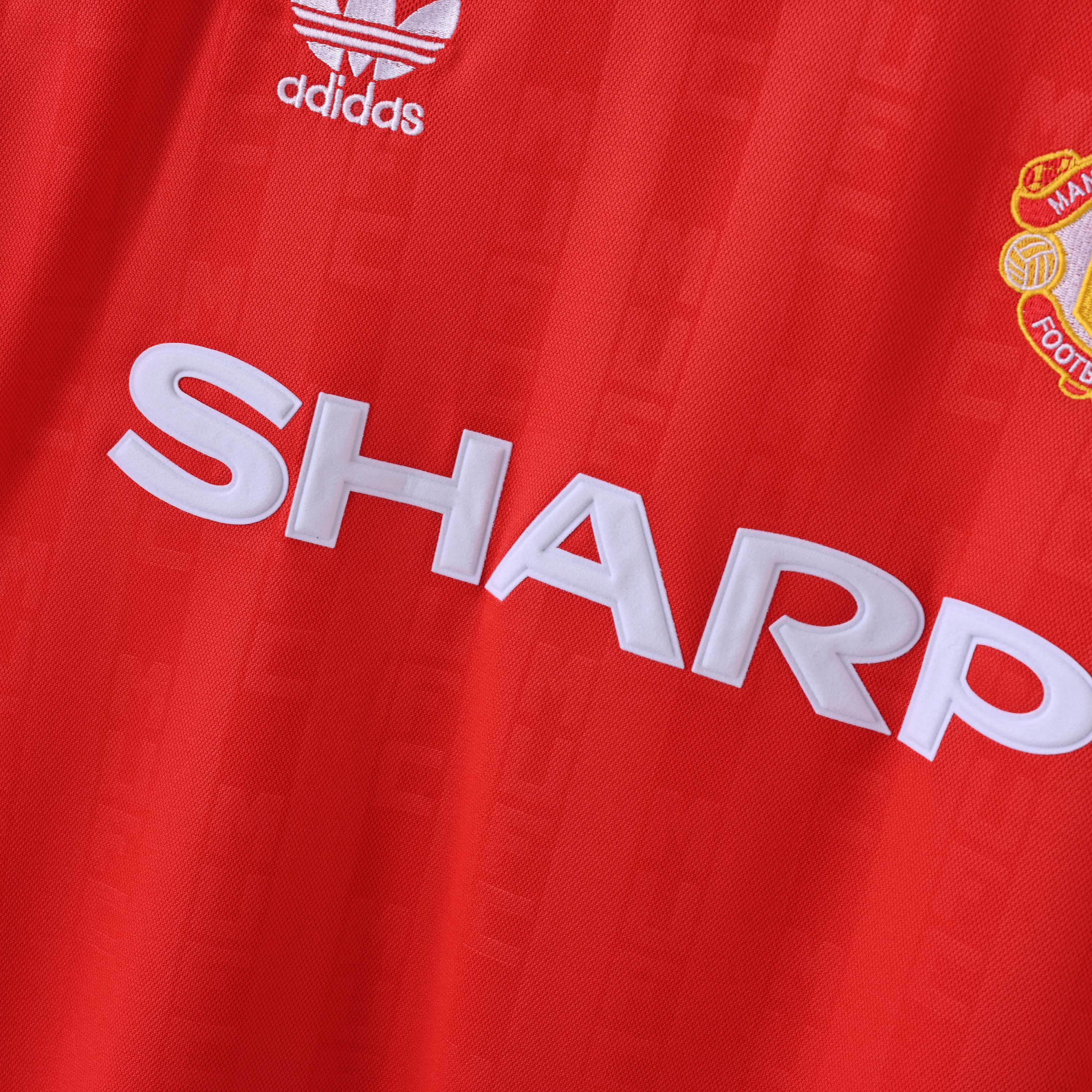 1998/1990 Retro Manchester United Home Football Shirt 1:1 Thai Quality:football jersey mysite: unitedjerseyfootball 邓江浪:football