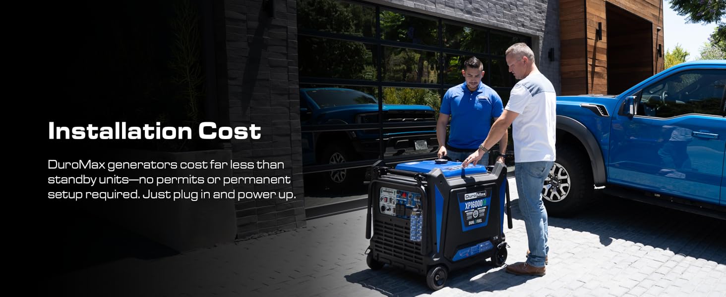 duromax, generator, portable generator, dual fuel generator, tri fuel generator, inverter generator