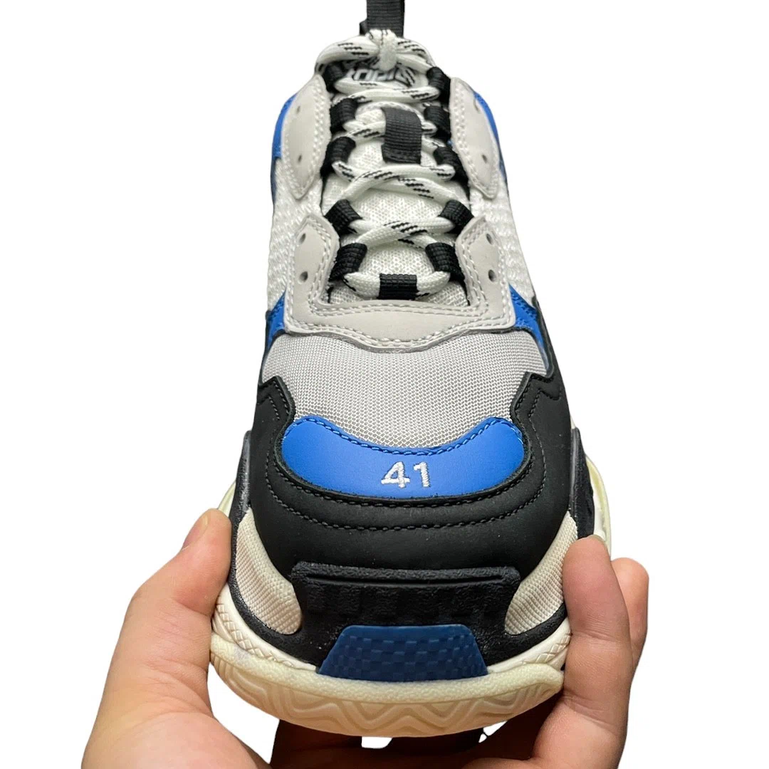 Balenciaga Triple S Sneaker In Blue White Black、mysite、Cacoeks