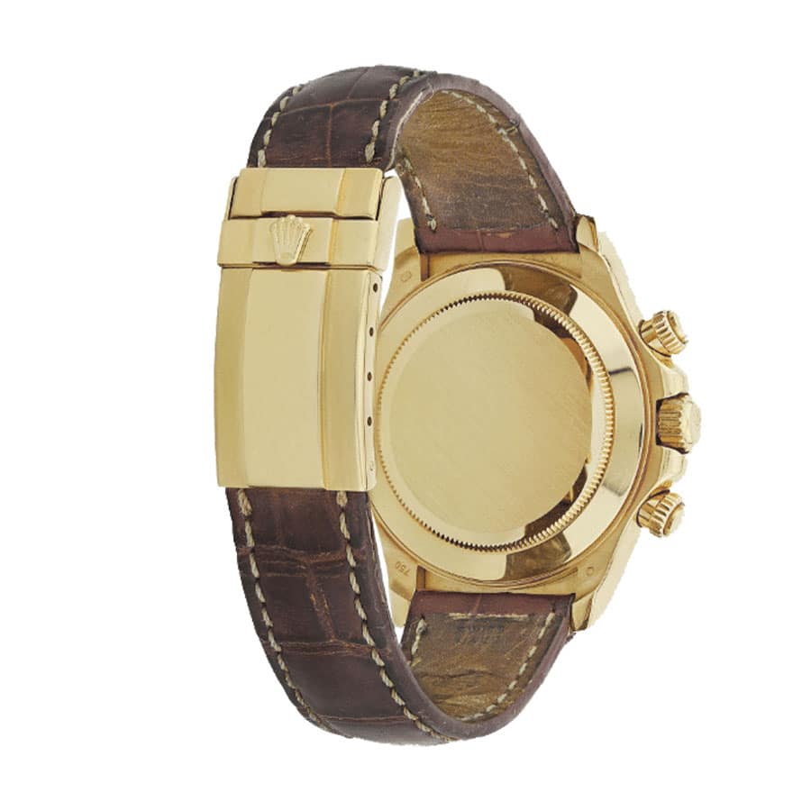 Rolex Cosmograph Daytona 116518 Yellow Gold Blue Dial 40mm Mens Replica Watch-fasswatch