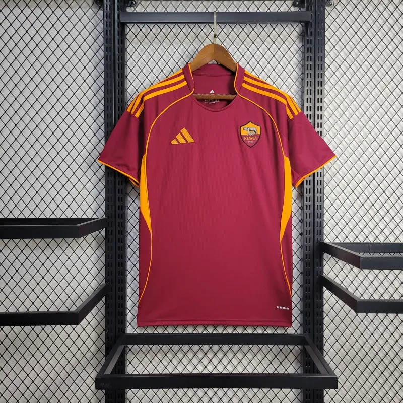 2025/2026 Roma Home Football Shirt 1:1 Thai Quality:football jersey mysite: unitedjerseyfootball 邓江浪:football