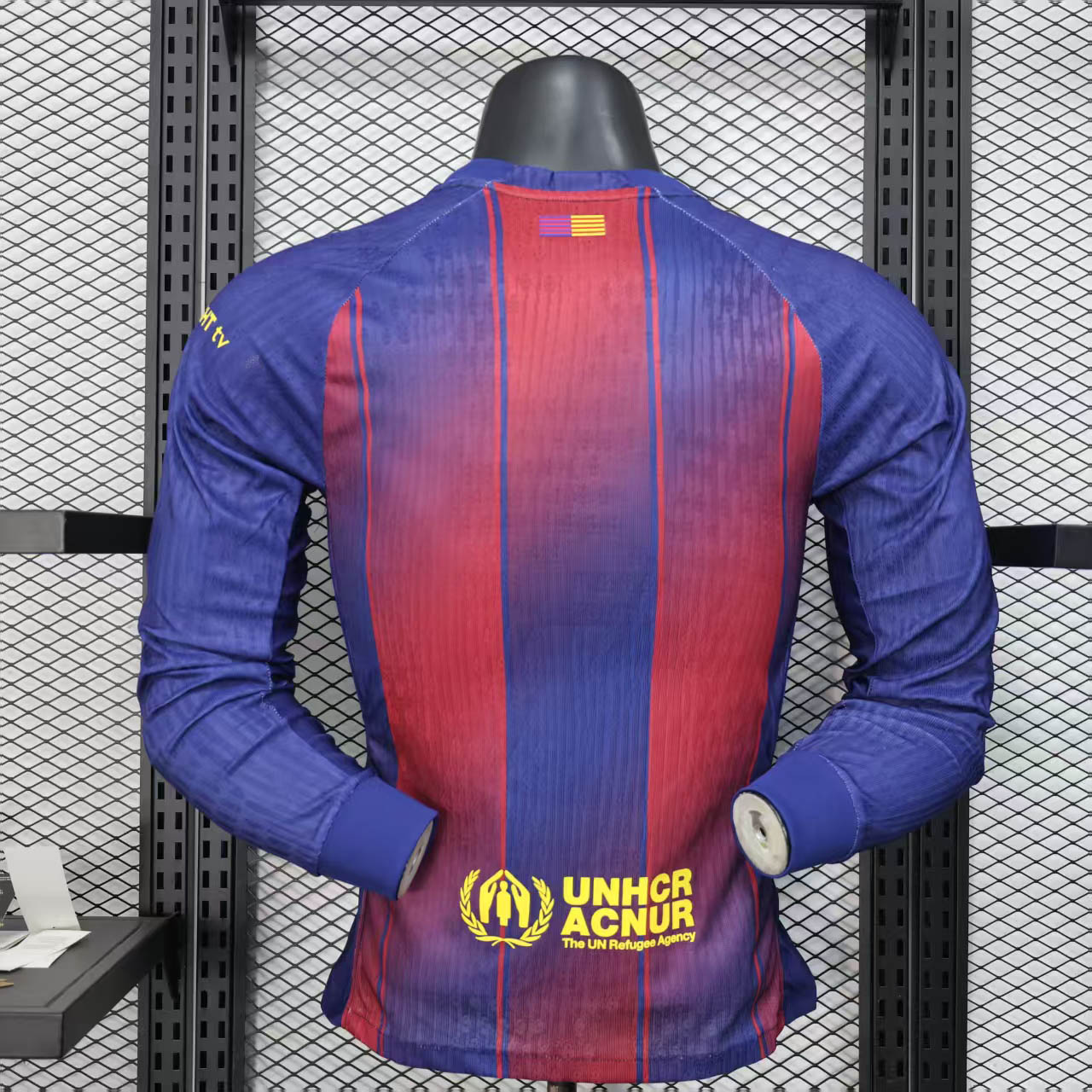 2025/2026 Player Version Long Sleeve Barcelona Home Football Shirt 1:1 Thai Quality:football jersey mysite: unitedjerseyfootball 邓江浪:football