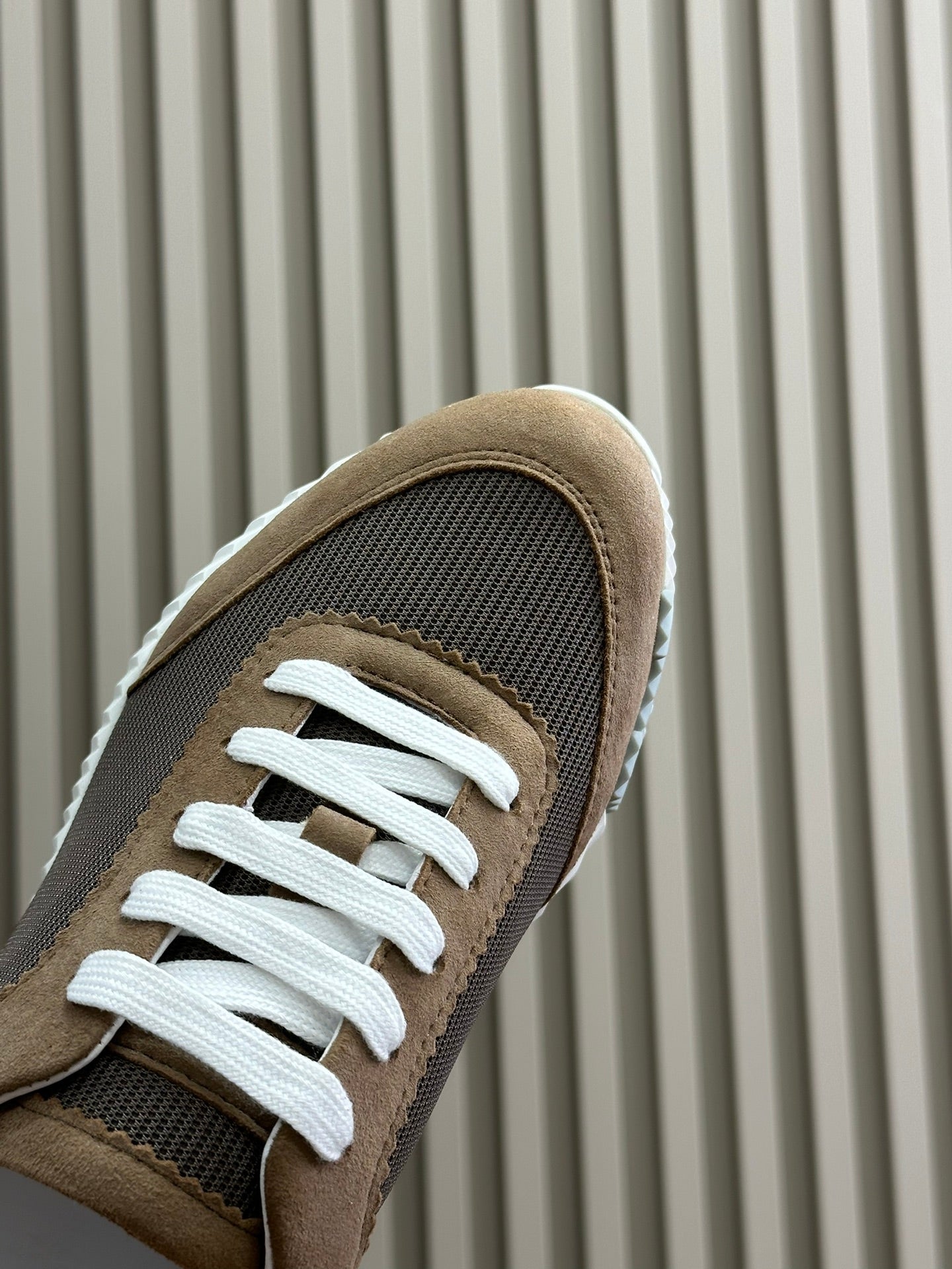 BOUNCING SNEAKERS BROWN CALFSKIN、mysite、Cacoeks