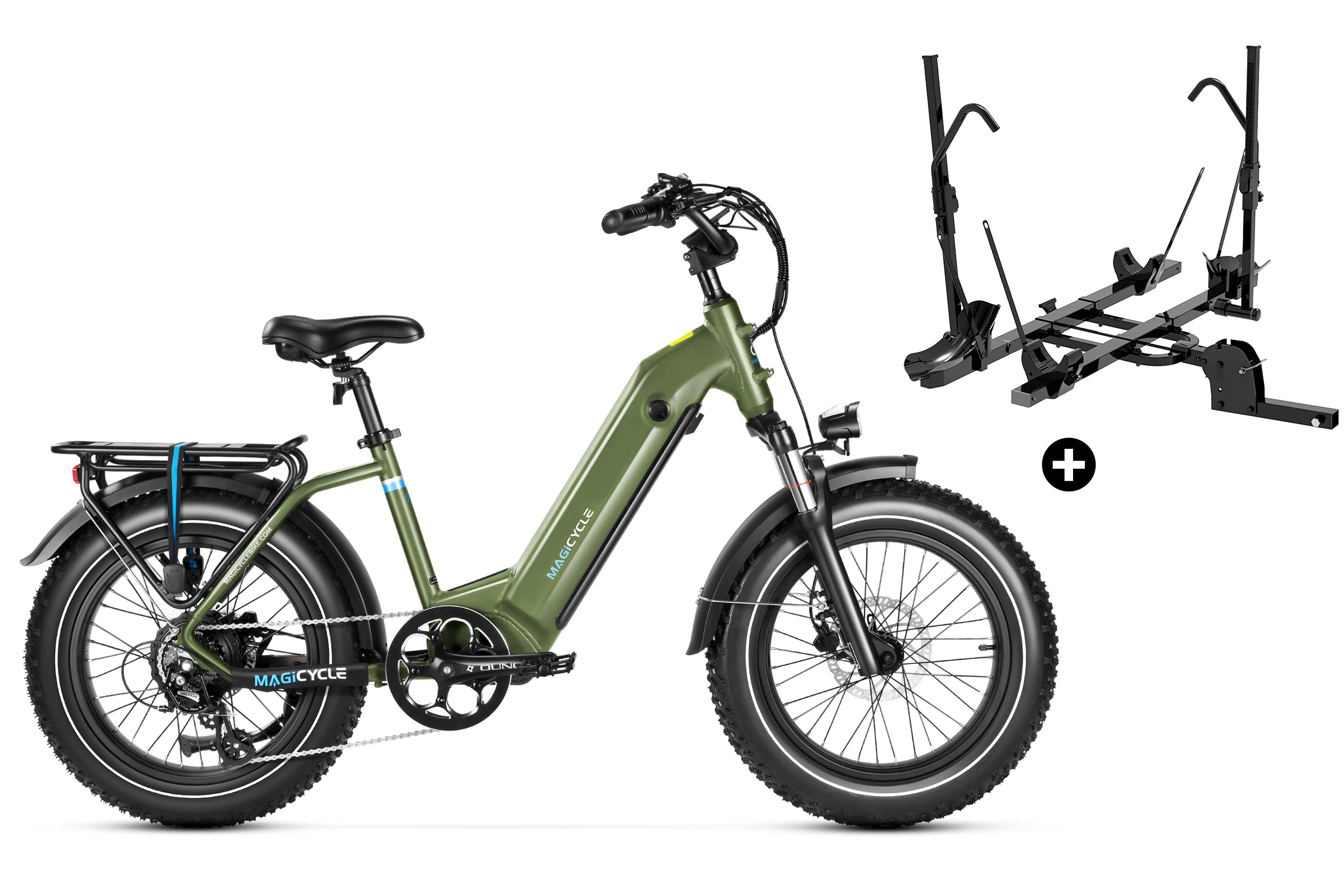 Bundle Sale - Magicycle Ocelot Pro E-Bike With A Hitch Bike Rack、mySite、bearsvspackers