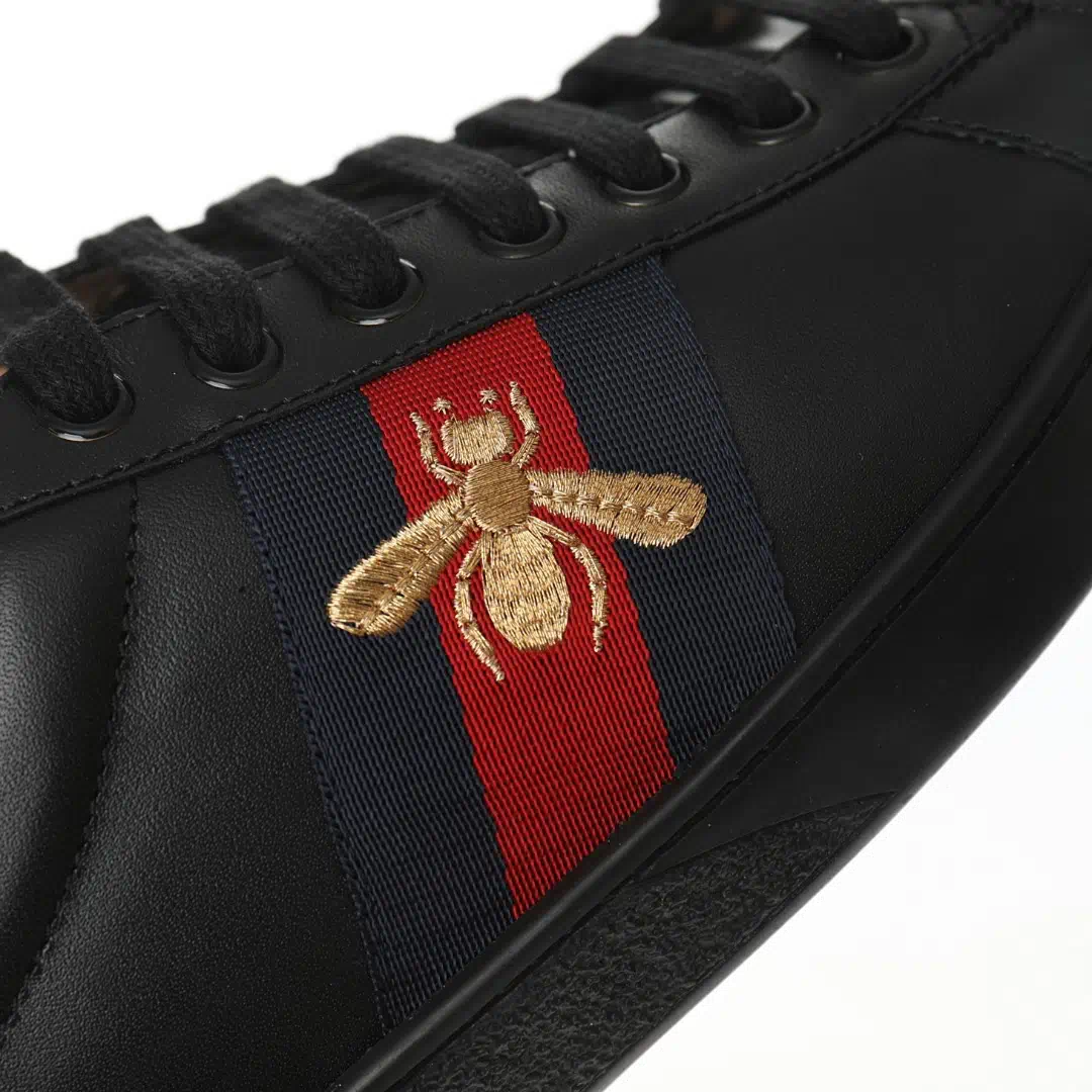 Gucci Ace Embroidered Sneaker Black、mysite、Cacoeks