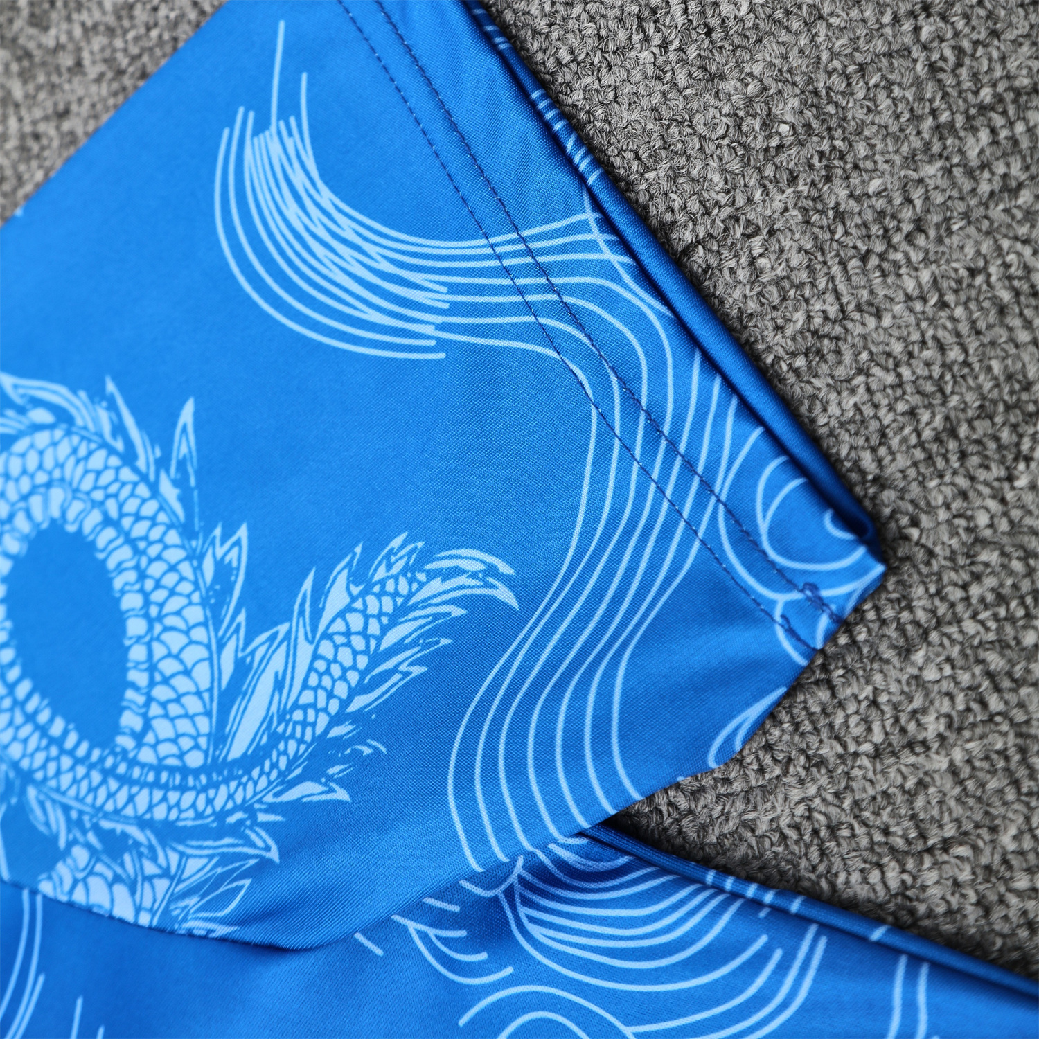 UltraTrikot-Real Madrid 25-26 Short-Sleeve Training Set - Blue Black Dragon Top & Black-White Shorts