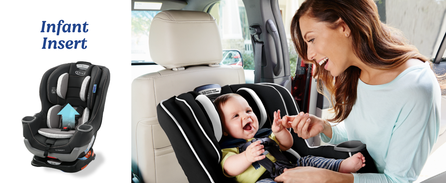 Newborn insert baby infant convertible car seat safety comfort premium material cotton