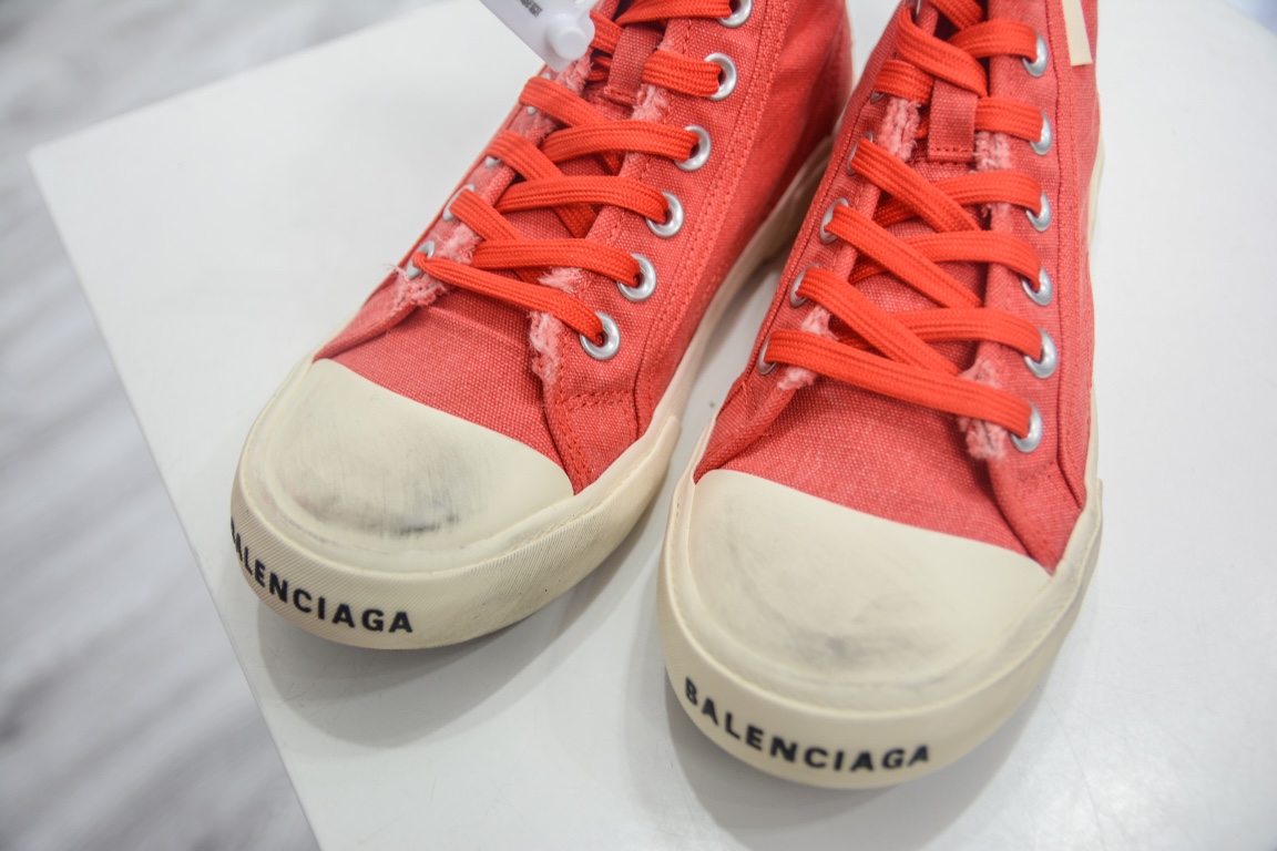 Balenciaga Paris High Top Trainer In Red、mysite、Cacoeks