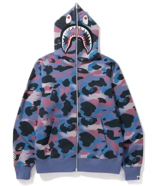 BAPE Grid Camo Shark Hoodie、mysite、Cacoeks