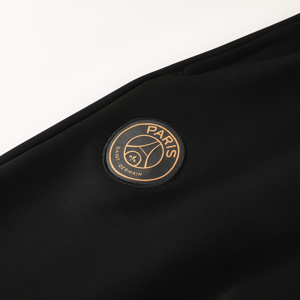 ManixJersey.com | Paris Saint-Germain PSG 24-25 Jacket Training Tracksuit - Light Pink Top and Black Pants -Customize Name, Number and Patch | Worldwide Shipping