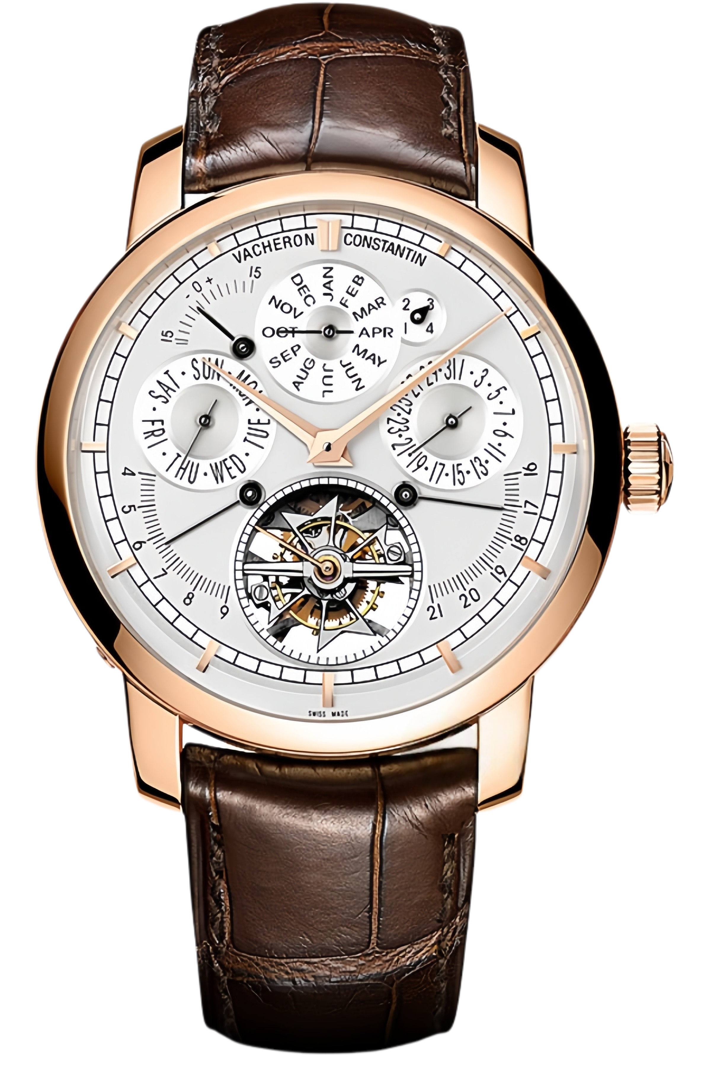 Vacheron Constantin Traditionnelle Ref. P88172/000R-X0001 Super Clone Watch – Rose Gold Case Skeleton Dial Swiss Replica