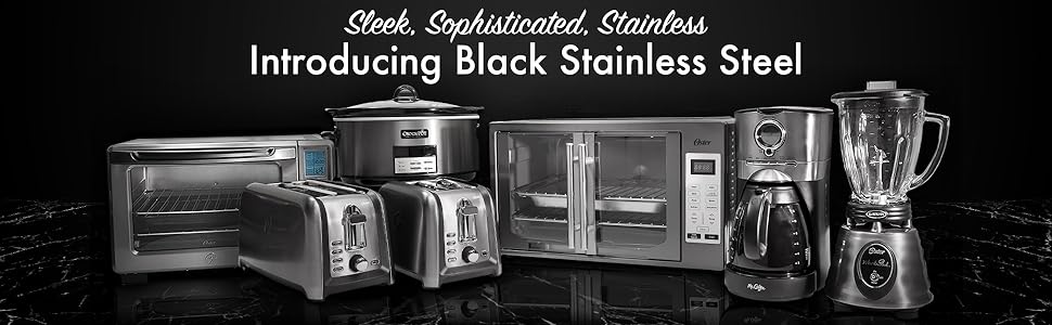 Crock-Pot Black Stainless Collection Programmable Slow Cooker