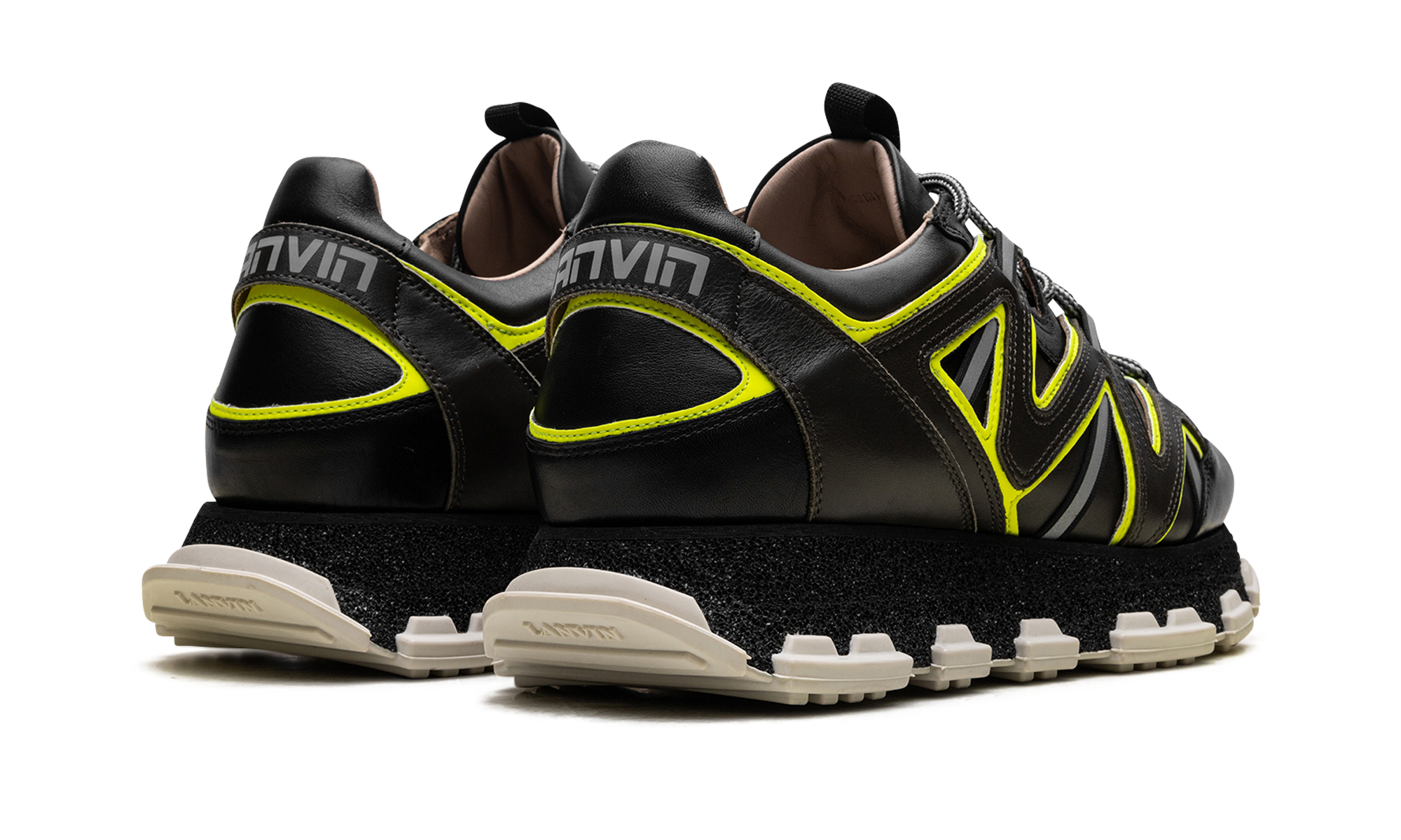 Lightning Leather Sneakers "Black"、mysite、Cacoeks