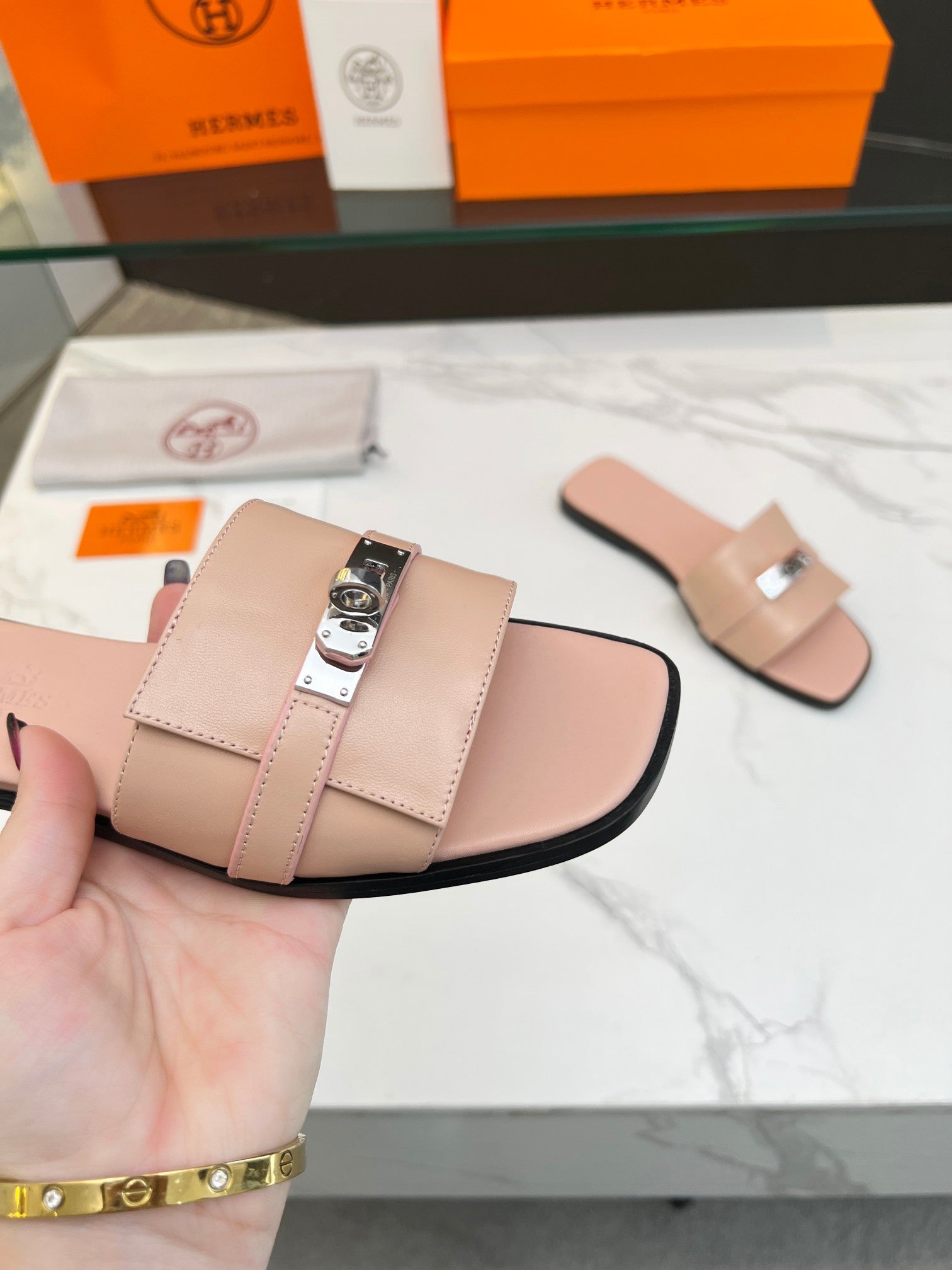 Giulia Sandal Rose Cannelle Calfskin、mysite、Cacoeks