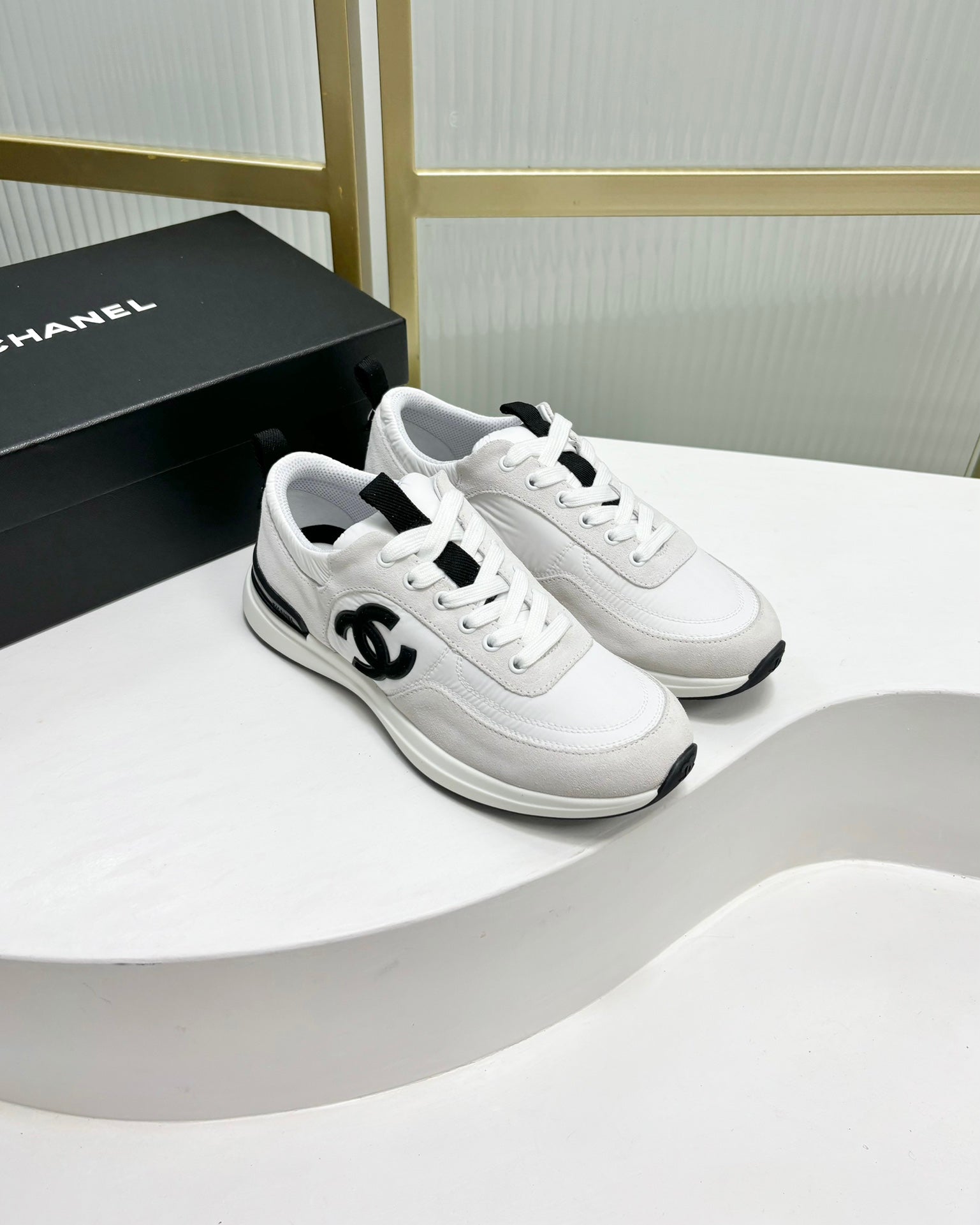 SNEAKER IN WHITE MIX GREY SUEDE、mysite、Cacoeks