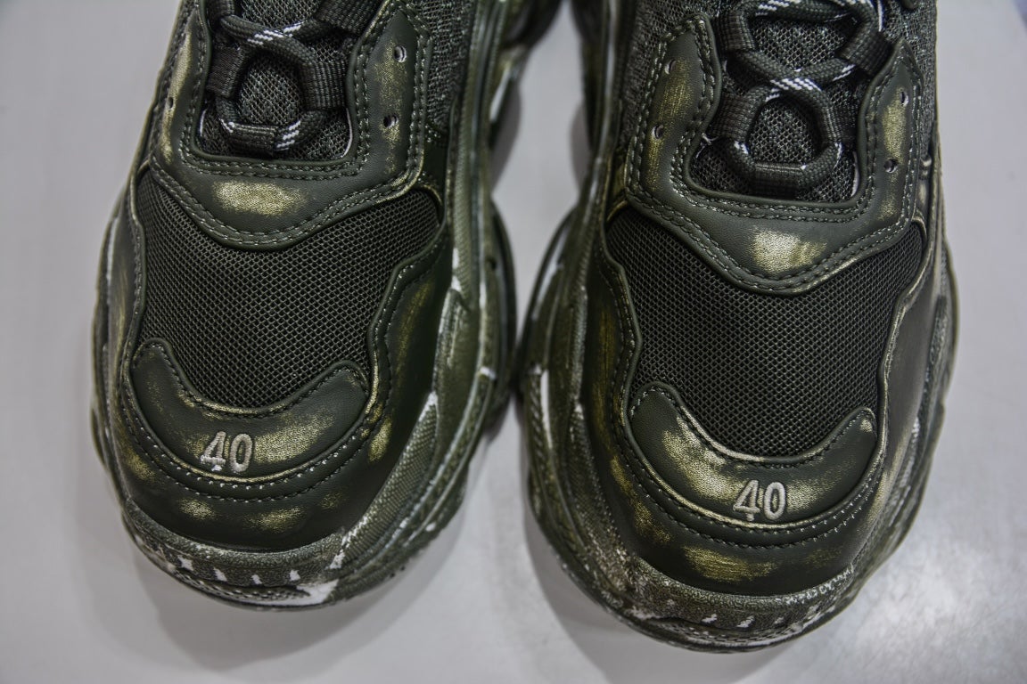 Balenciaga Triple S Sneaker Faded Green、mysite、Cacoeks