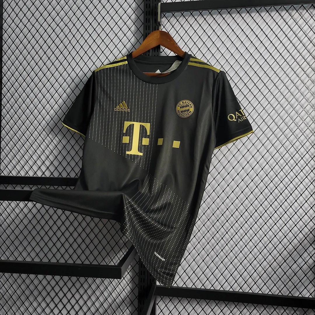 ManixJersey.com | Retro Bayern Munich 21-22 Away Stadium Jersey -Customize Name, Number and Patch | Worldwide Shipping