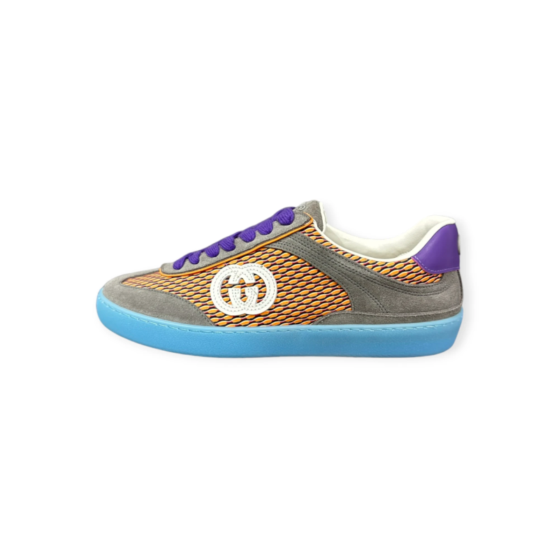 Gucci G57 Sneaker in Grey Purple、mysite、Cacoeks