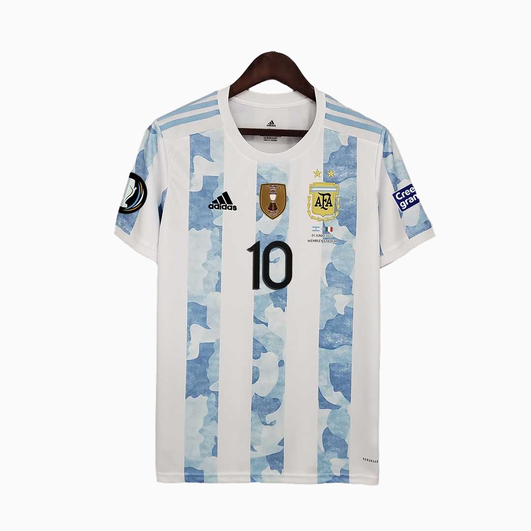 foot-Retro Argentina 2021 Home Stadium Jersey