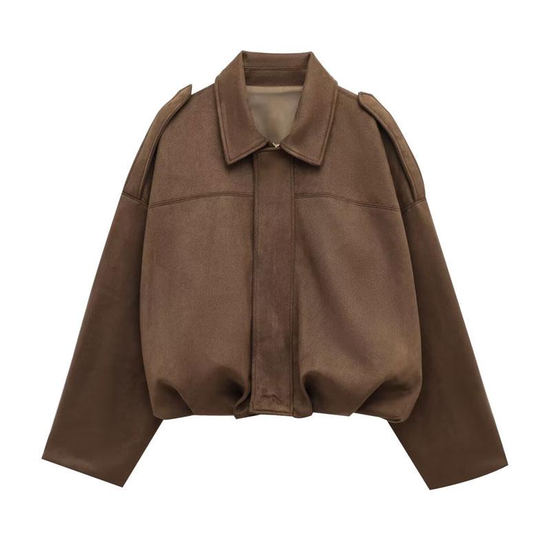 Women's New Aviator Jacket, Casual Zip Up Winter Jacket, Oversized Pilot Jacket Cropped Fit, 2025 Streetwear Short Jacket for Women, Womenswear