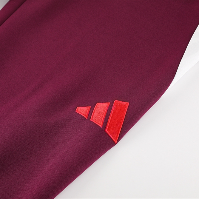 ManixJersey.com | Bayern Munich 24-25 Jacket Training Tracksuit - Claret Red -Customize Name, Number and Patch | Worldwide Shipping
