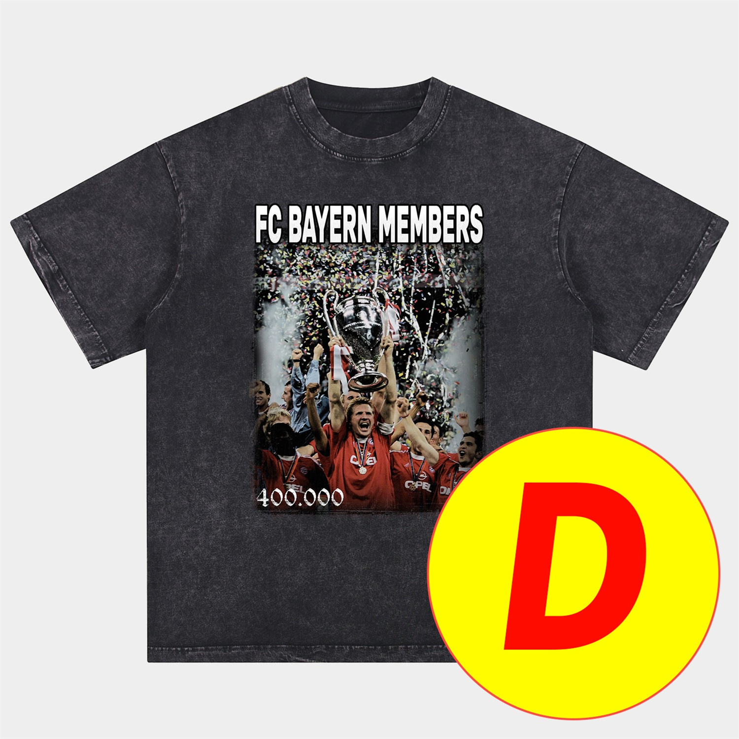 Unitedfootballkit.com | Bayern Munich Müller‘s Personal Highlights Oversized Washed T-Shirt -Customize Name, Number and Patch | Worldwide Shipping