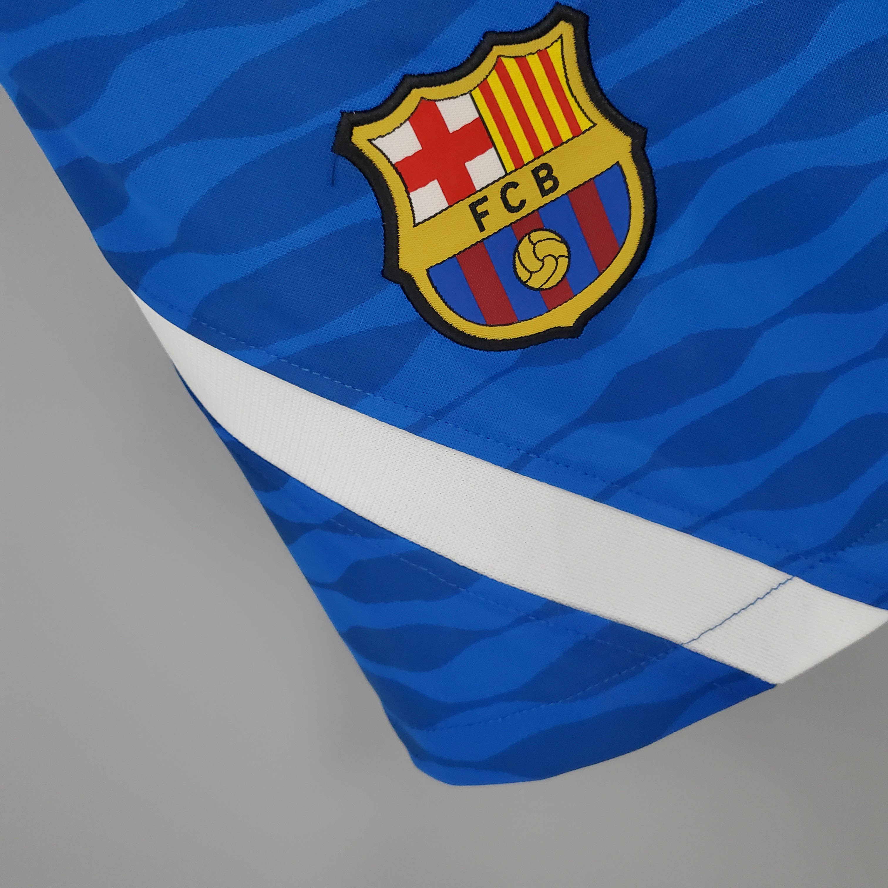 2021/2022 Barcelona Training Suit Blue Shorts:football jersey mysite: unitedjerseyfootball 邓江浪:football