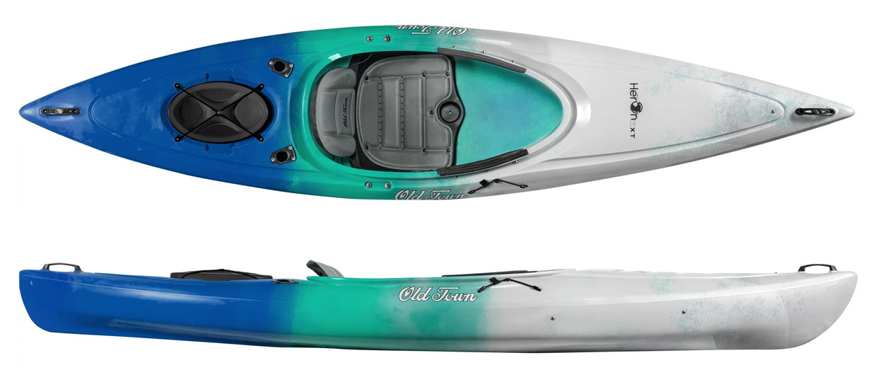 Hotspot map of the Old Town Heron 11XT - Horizon