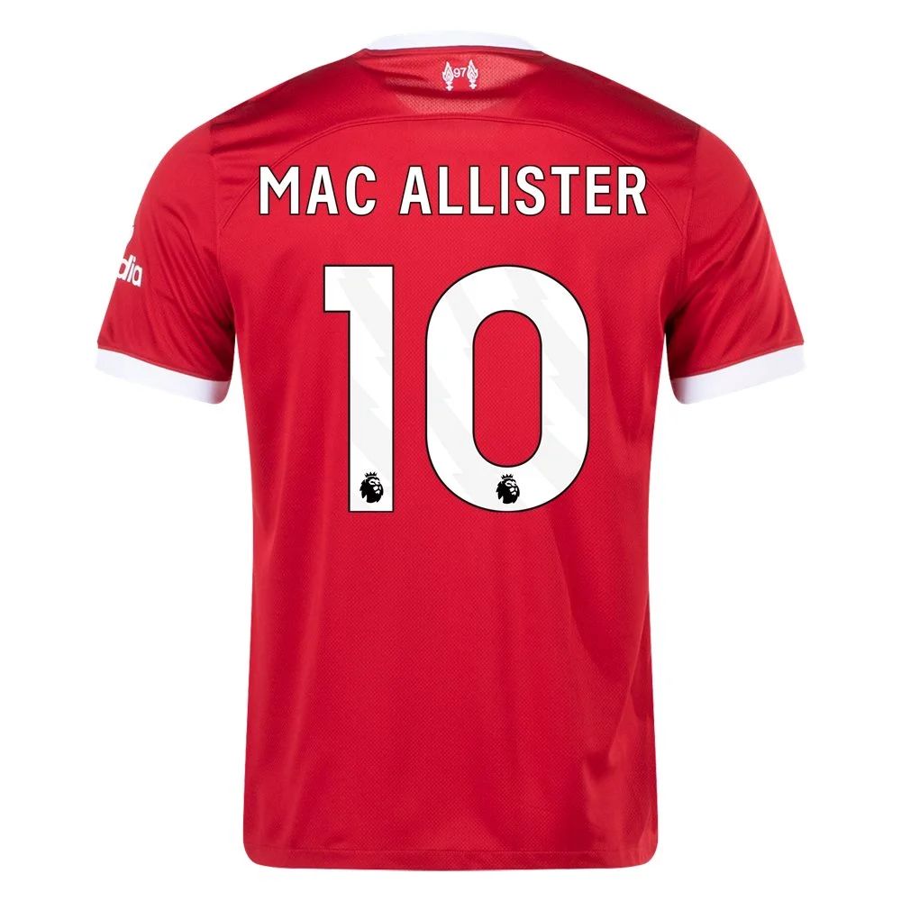 23/24 Liverpool #10 Alexis Mac Allister Home Jersey-mysite Custom Football Kit- Nextkits