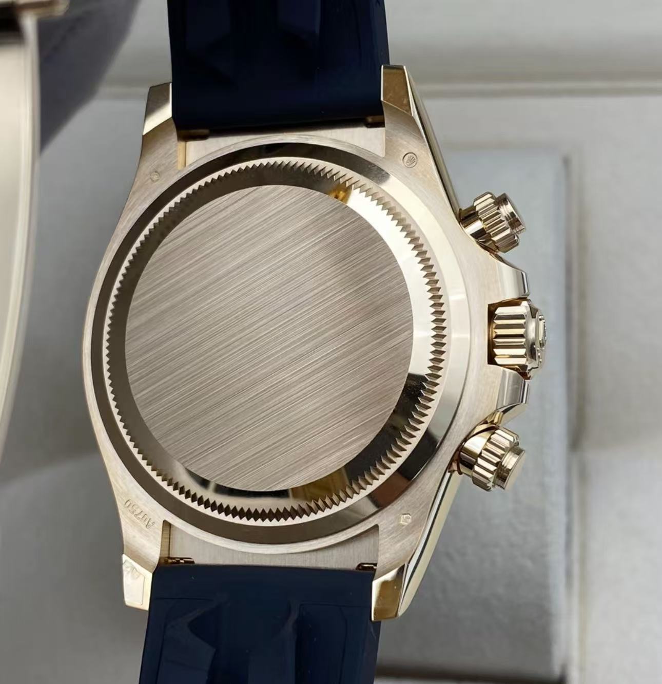 Rolex Daytona 40mm Super Clone Swiss Watch Yellow Gold Oysterflex Strap Paul Newman Dial Ref M126518LN-0005 4131 Swiss Movement