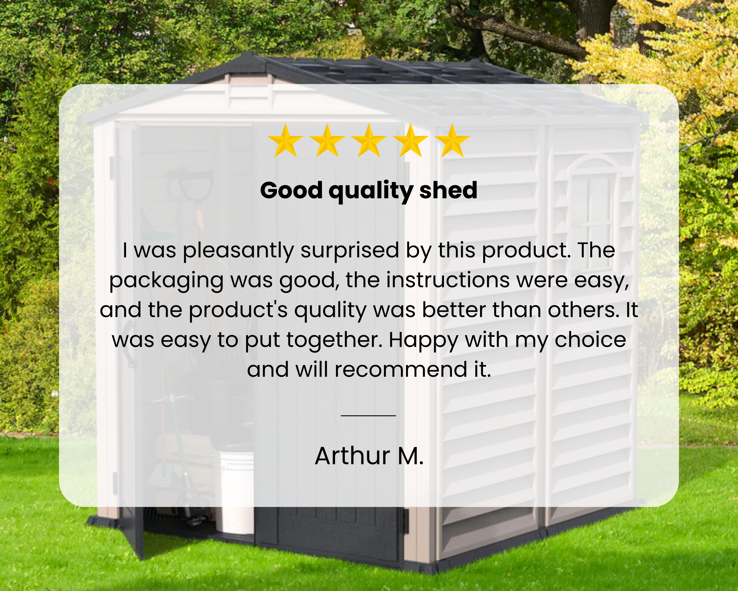 Customer review of the Duramax StoreMate Plus 6