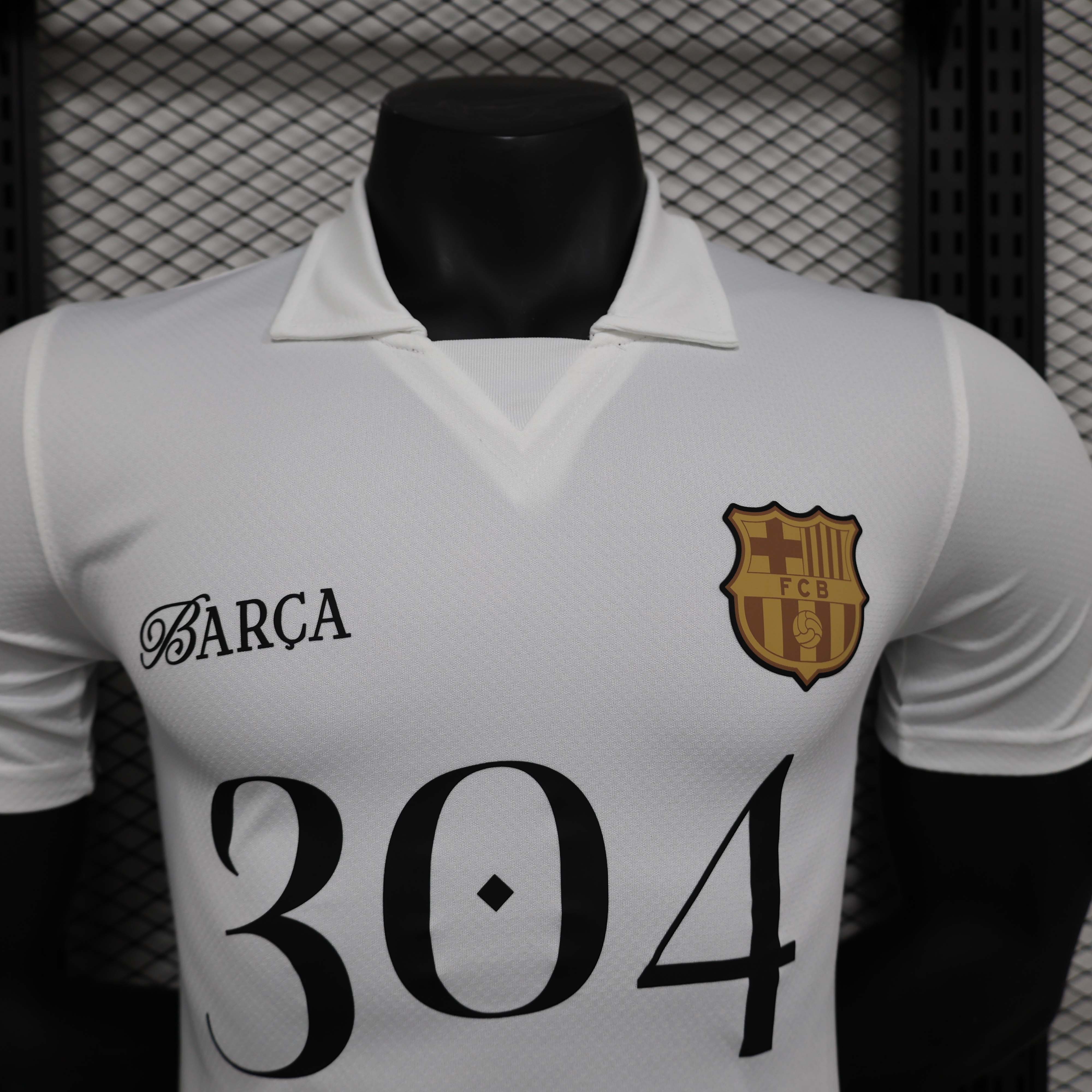 2024/2025 Player Version Barcelona Special Edition White Football Shirt 1:1 Thai Quality:football jersey mysite: unitedjerseyfootball 邓江浪:football