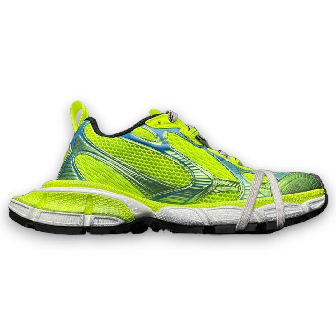 Balenciaga 3XL Sneaker In Neon Yellow and Blue、mysite、Cacoeks