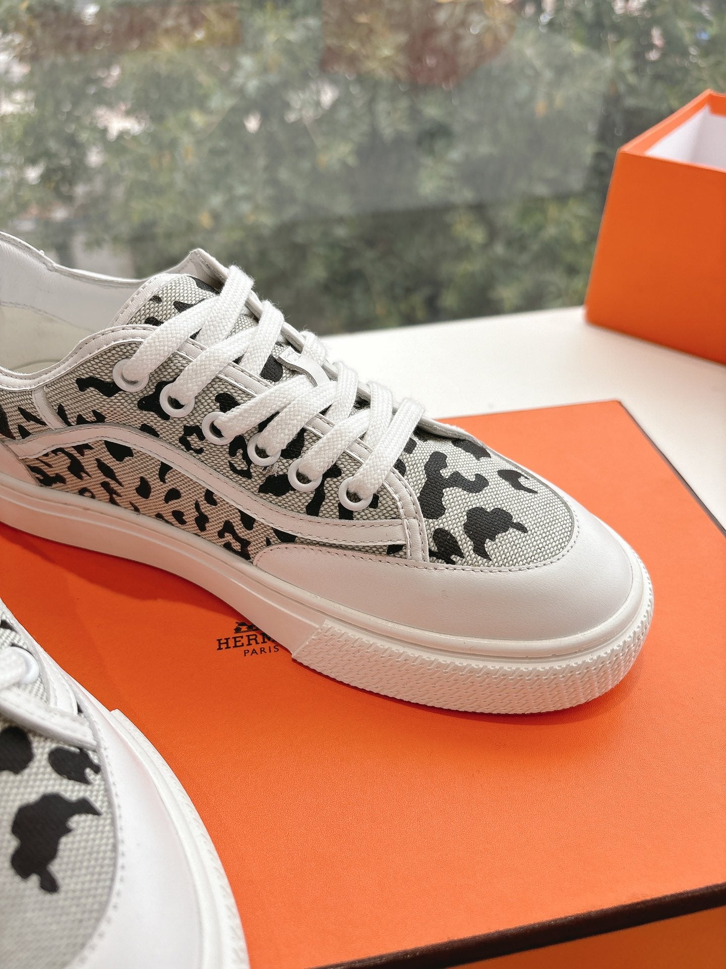 GET SNEAKER IN BLACK MIX PALE GRAY MAXI CANVAS AND CALFSKIN、mysite、Cacoeks