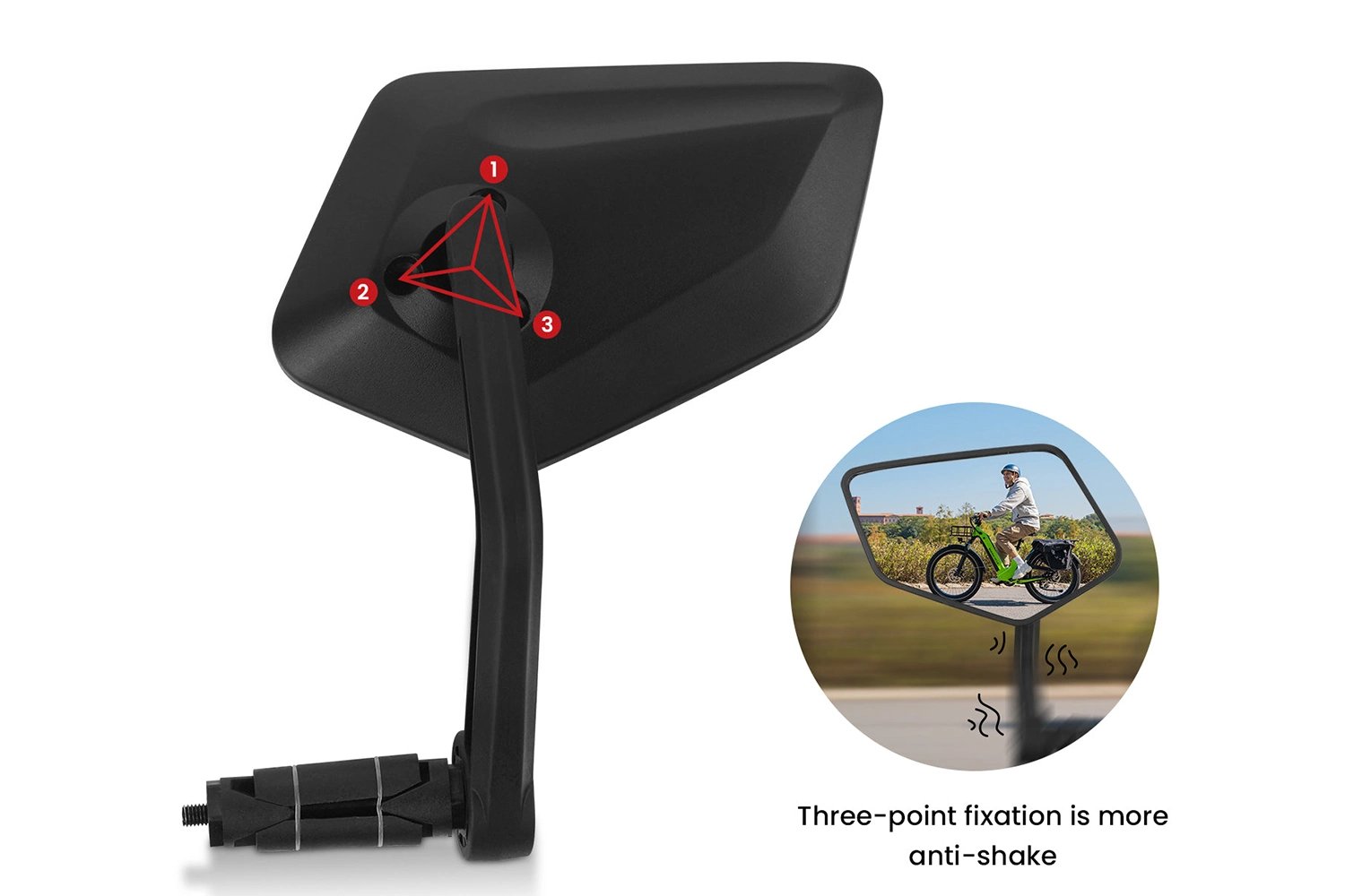 Magicycle Extra-Large Handlebar Ebike Mirror、mySite、bearsvspackers