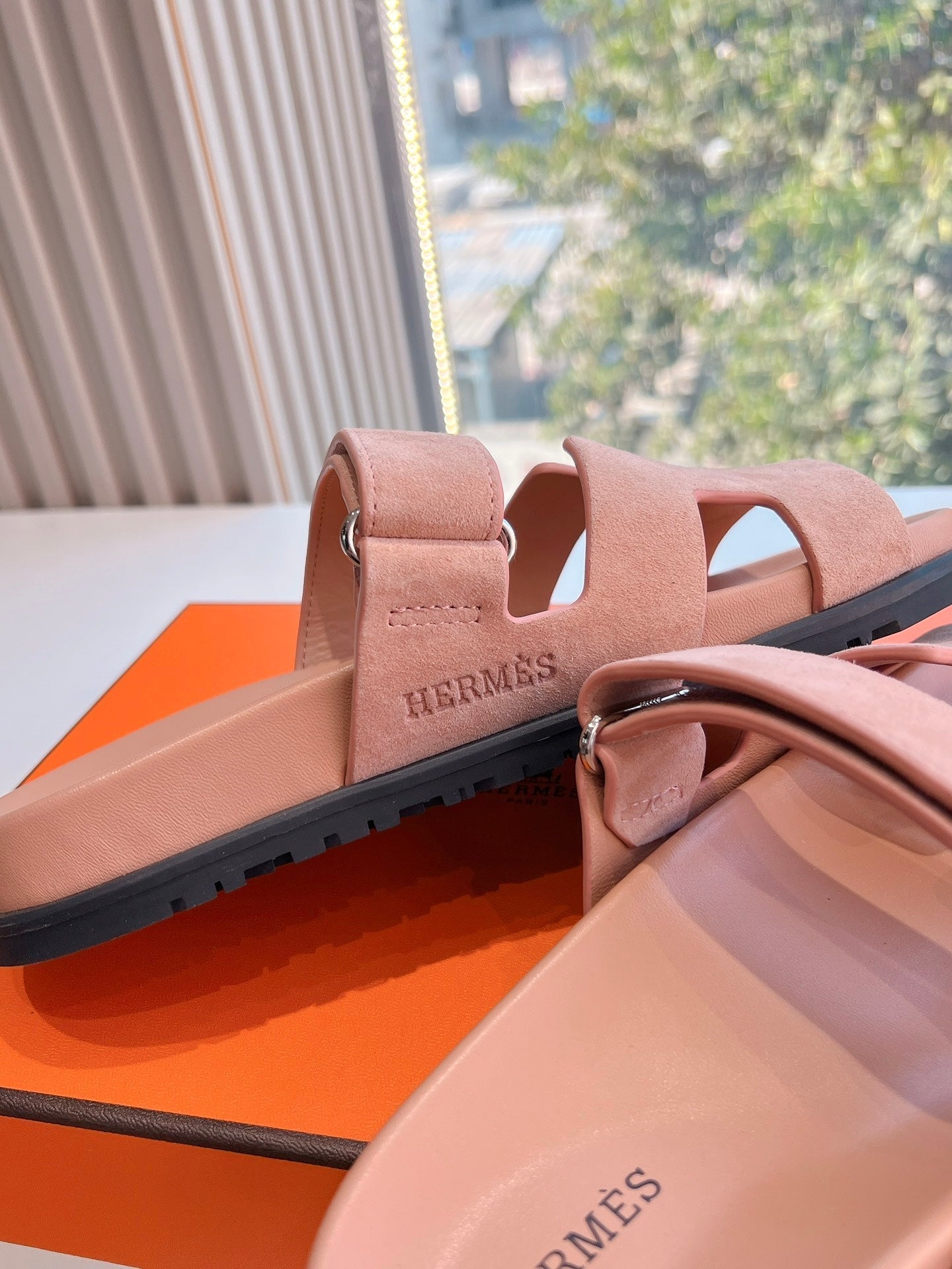 CHYPRE SANDAL IN ROSE PINK SUEDE、mysite、Cacoeks