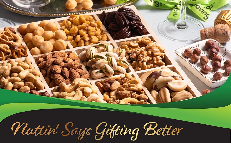 gourmet gift baskets - nuttin' says yum better