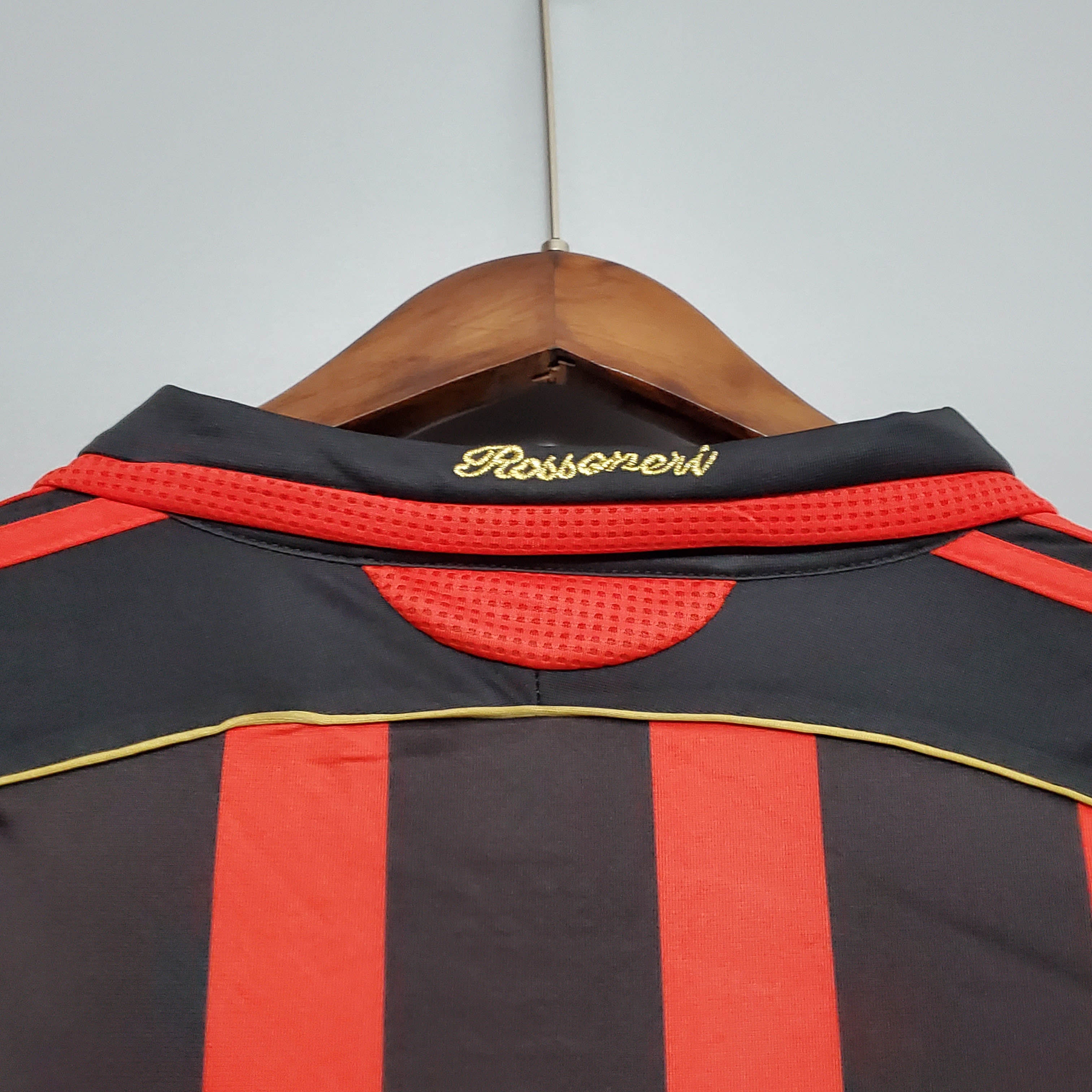 2006/2007 Retro Long Sleeve AC Milan Home Football Shirt 1:1 Thai Quality:football jersey mysite: unitedjerseyfootball 邓江浪:football