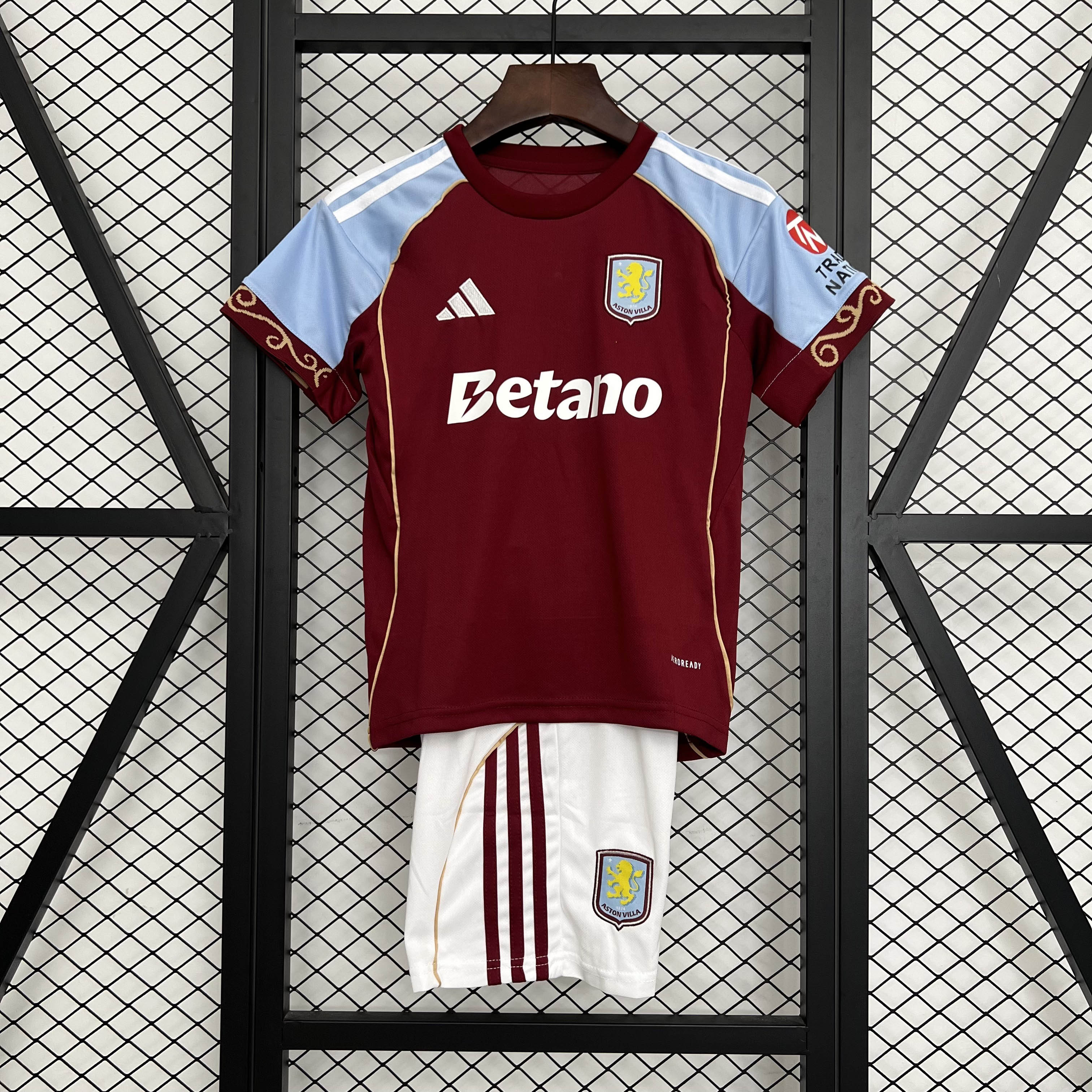 2025/2026 Aston Villa Home Football Shirt 1:1 Thai Quality Kids Size:football jersey mysite: unitedjerseyfootball 邓江浪:football