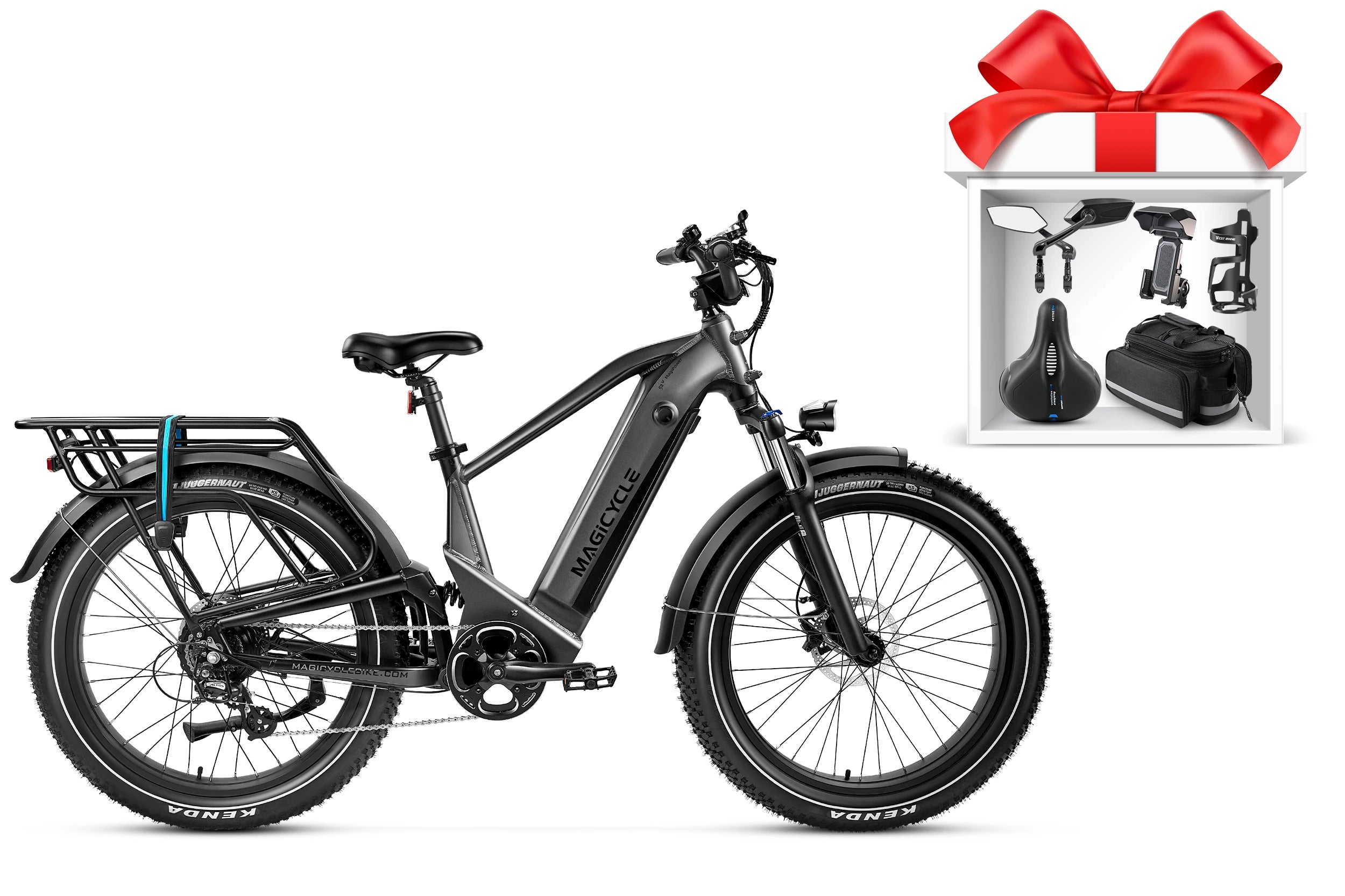 Magicycle Deer Step-Over Full Suspension Ebike SUV - Touring Version、mySite、bearsvspackers